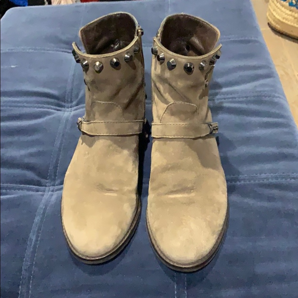 Stuart Weitzman Studded Booties - image 1